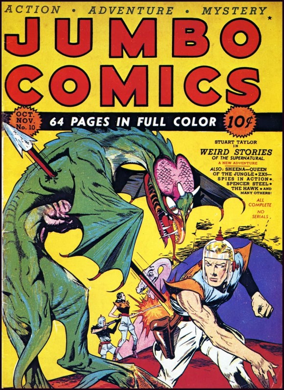 Will Eisner y Lou Fine, Jumbo Comics Nro. 10 (octubre-noviembre de 1939). Fiction House.